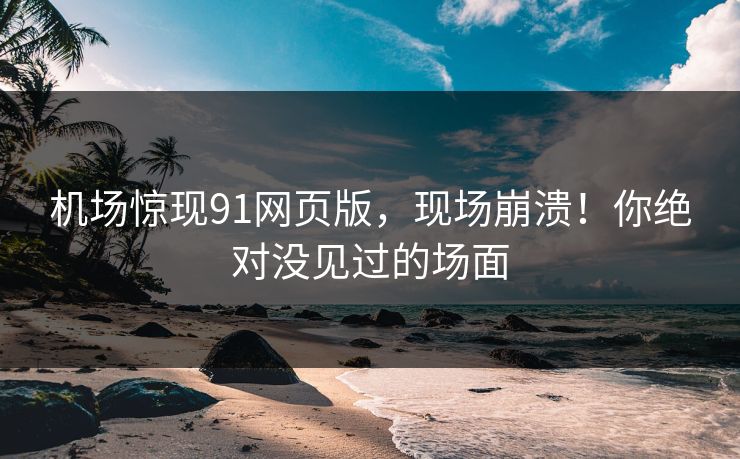 机场惊现91网页版，现场崩溃！你绝对没见过的场面
